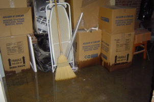Flooding Caused by Clogged Gutters